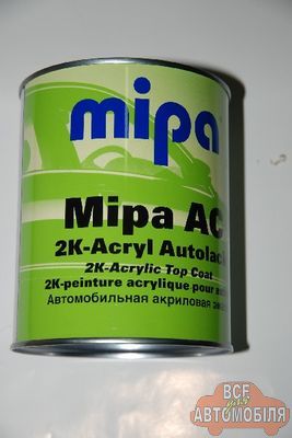 201 Біла MIPA 2K акрилова фарба 1л.