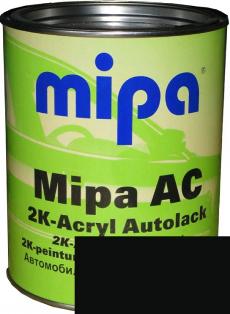 601 Черная MIPA 2K акриловая краска 1л.