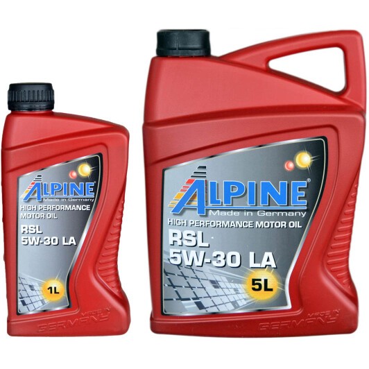 Масло моторное ALPINE 5W-30 RSL C3 5л