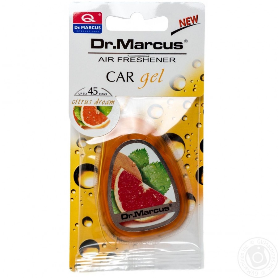 Ароматизатор Dr, Marcus "Car Gel" (гель) (на дзеркало) (citrus dream)