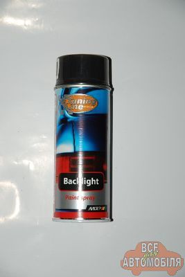 Фарба для тонування ліхтарів чорна в аерозолі MOTIP 400мл.