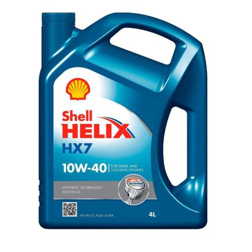 Масло SHELL HX7  10W-40 бензин 4 л (к-т 4шт)