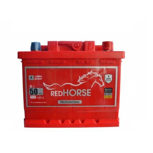 АКБ  RED HORSE  50 (480 А) (стандарт)