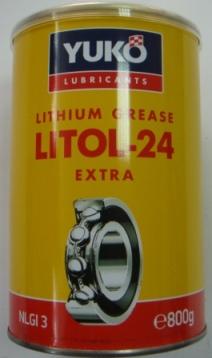 Смазка литол-24 Юкойл 0,8 кг (жестянка)