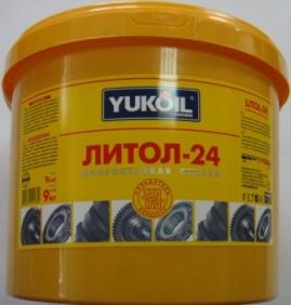 Смазка литол-24 Юкойл 9 кг / 10 л